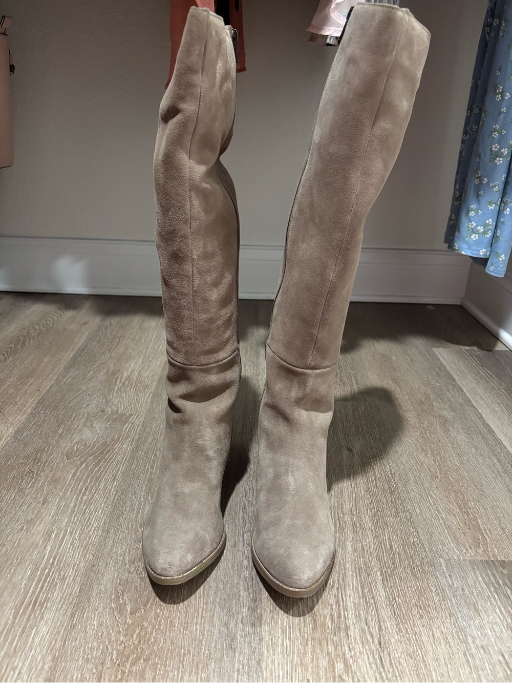 naughty monkey Taupe Over-the-Knee Suede Boots